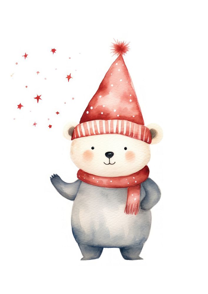 Cute toy hat white background. AI generated Image by rawpixel.