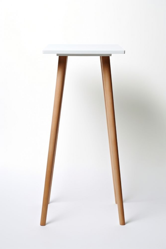 Tall table furniture white. AI generated Image by rawpixel.