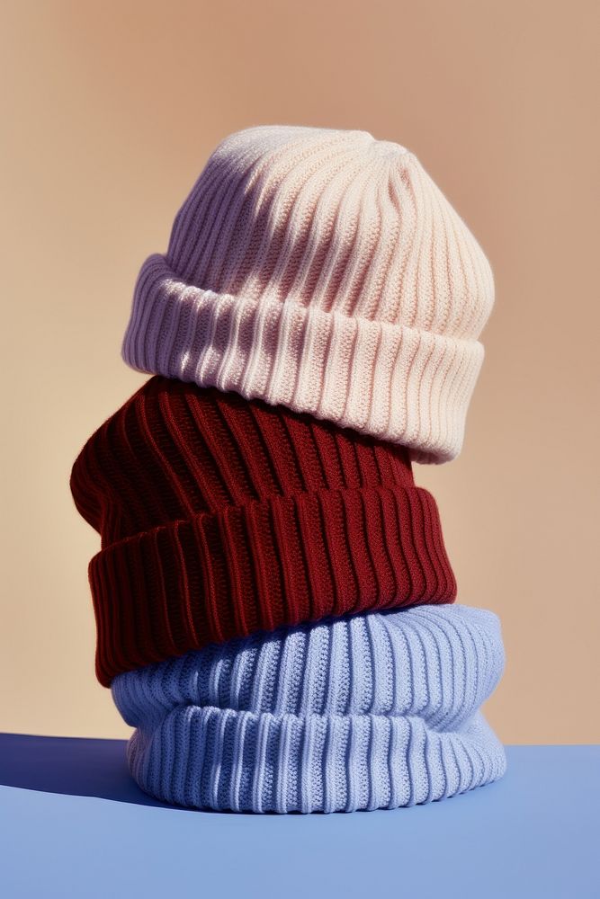 Beanies sweater blue red