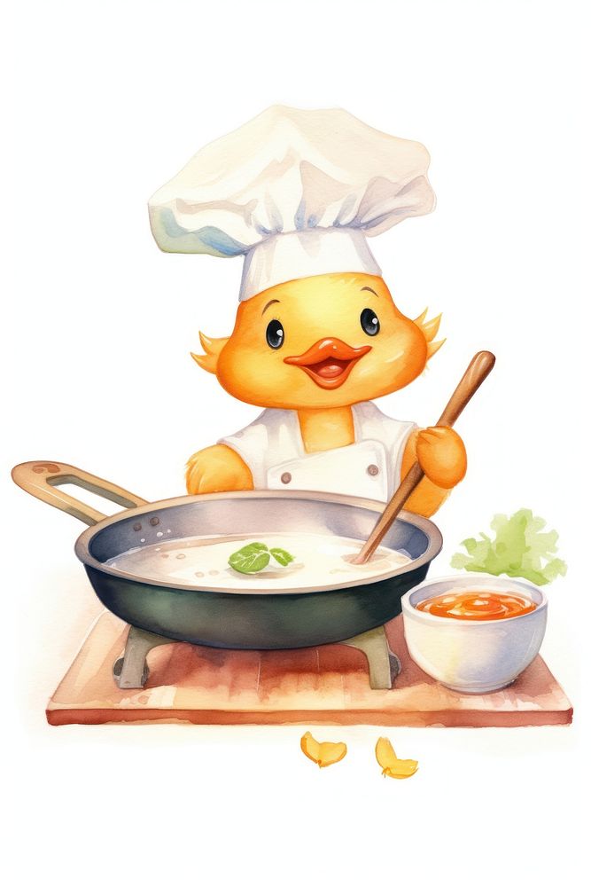 Cartoon dish food meal. AI generated Image by rawpixel.