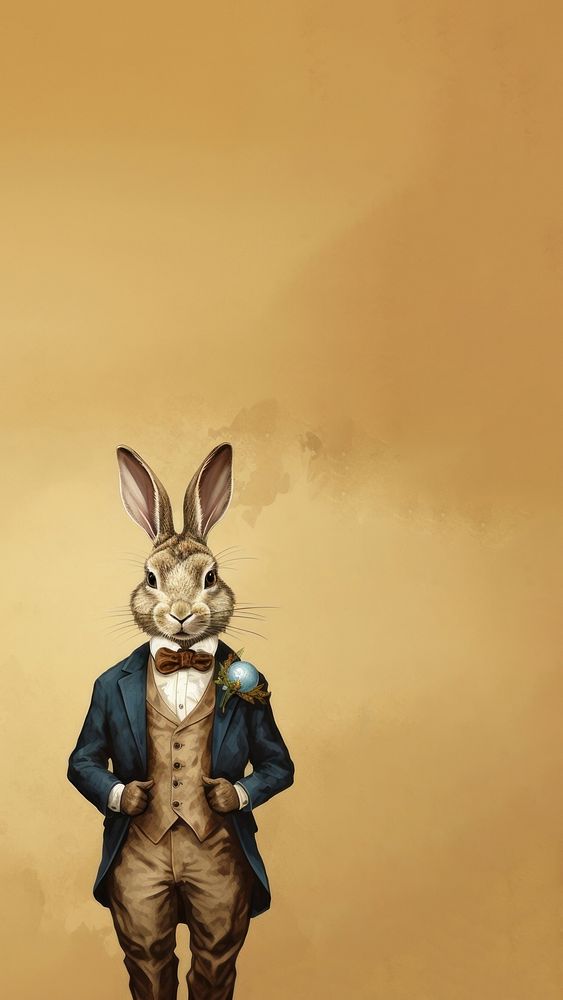 Animal mammal representation easter bunny. AI generated Image by rawpixel.