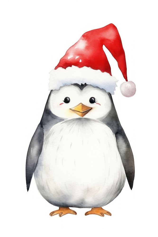 Christmas penguin snowman cartoon animal. AI generated Image by rawpixel.