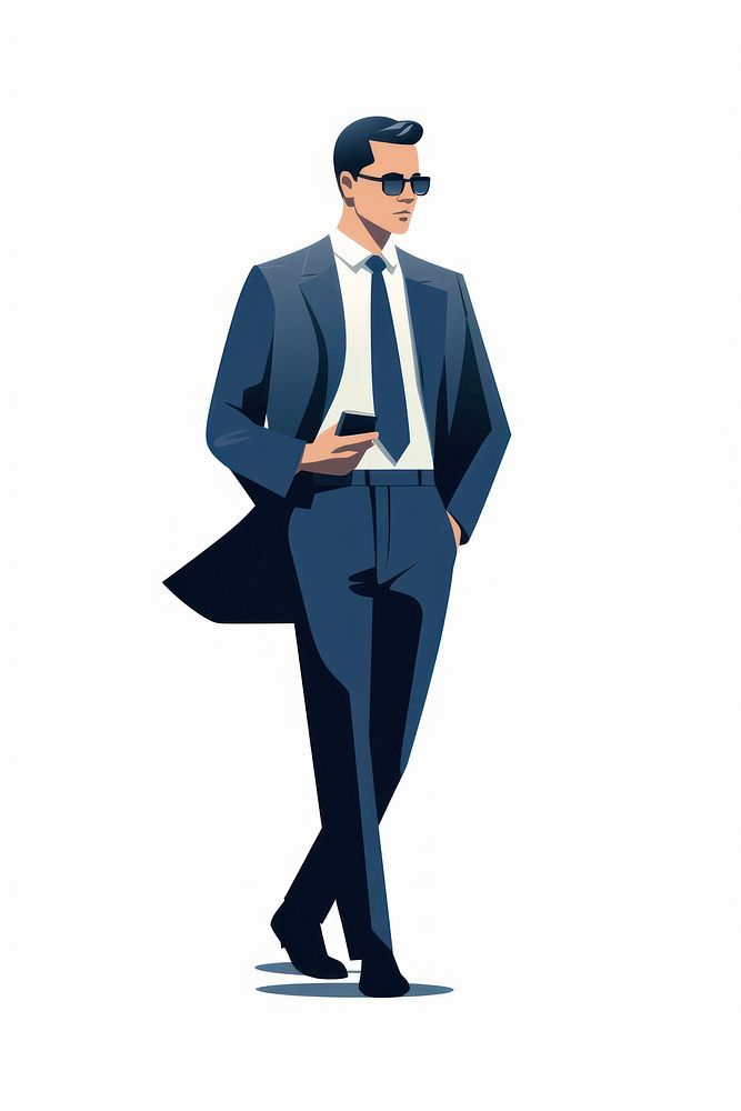 Business man tuxedo adult white background. AI generated Image by rawpixel.