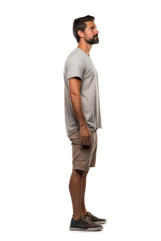 Adult footwear standing t-shirt. AI generated Image by rawpixel.