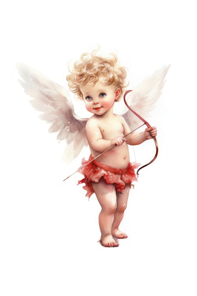 A cupid angel cute baby. AI generated Image by rawpixel.