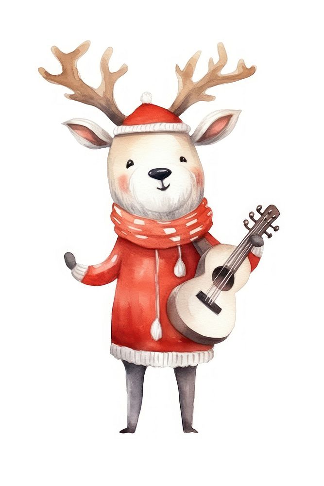Cartoon winter red white background. AI generated Image by rawpixel.