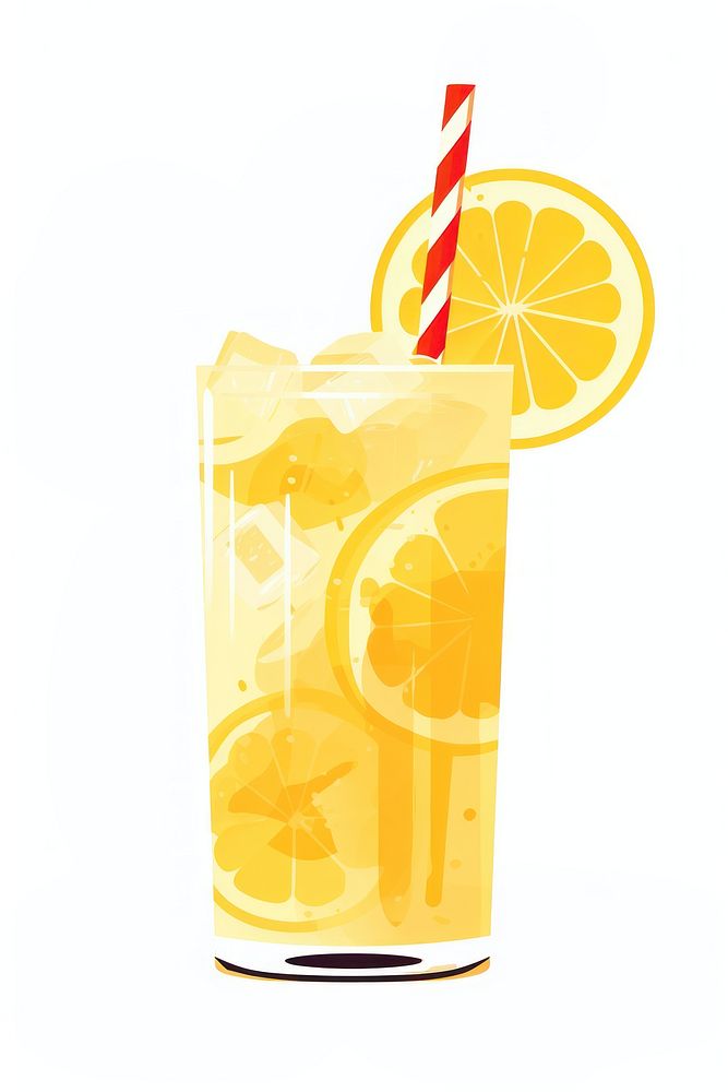 Lemonade drink juice glass. AI generated Image by rawpixel.