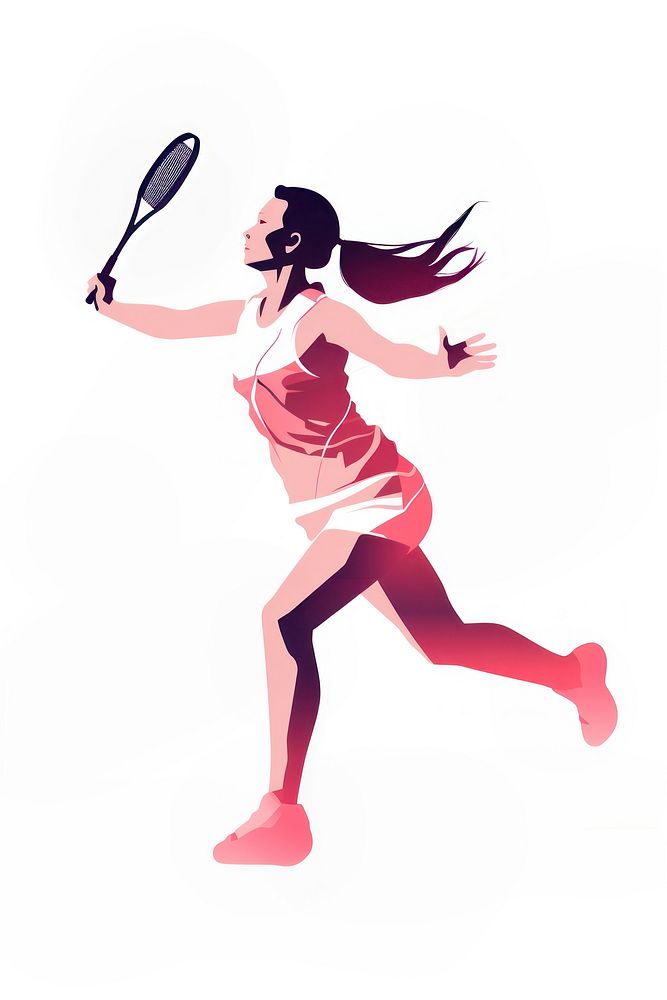 A badminton player tennis sports adult. AI generated Image by rawpixel.