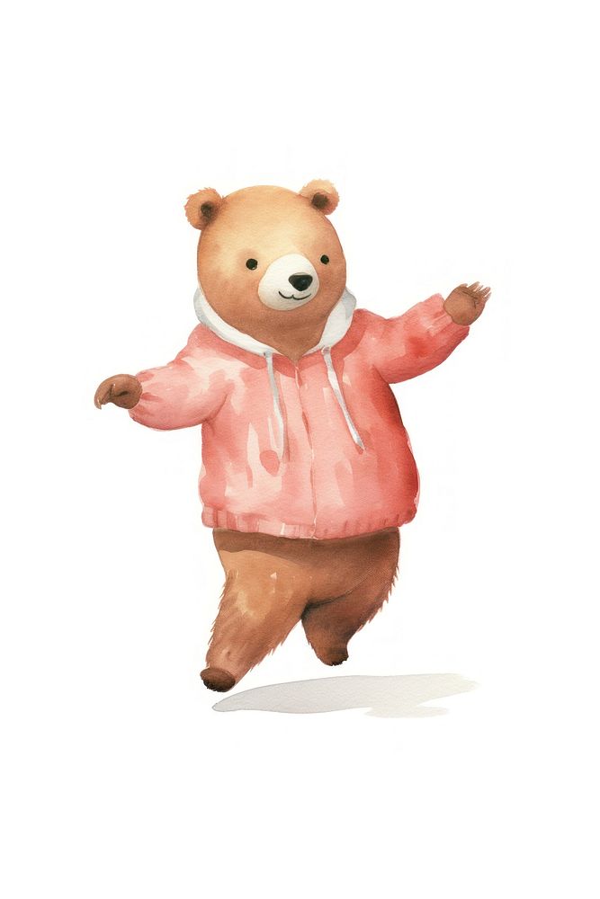 Bear dancing mammal animal cute. AI generated Image by rawpixel.