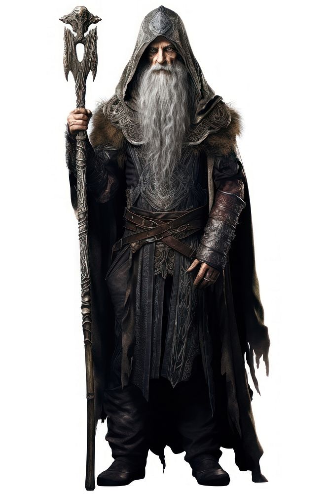 Gothic architecture Wizard eith wand costume adult. AI generated Image by rawpixel.