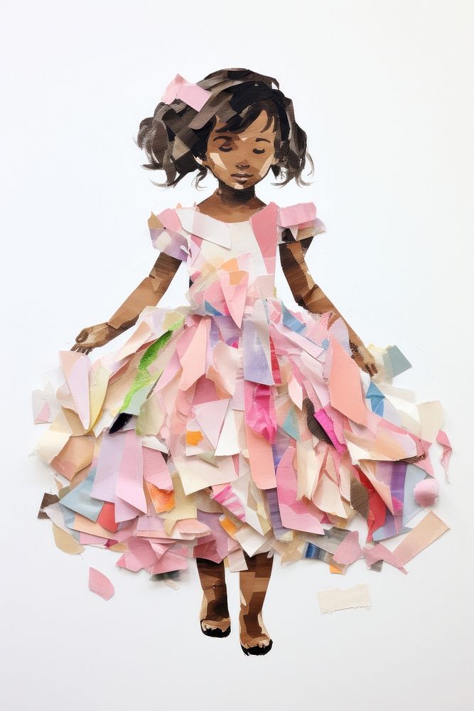 Baby girl dress art portrait. AI generated Image by rawpixel.