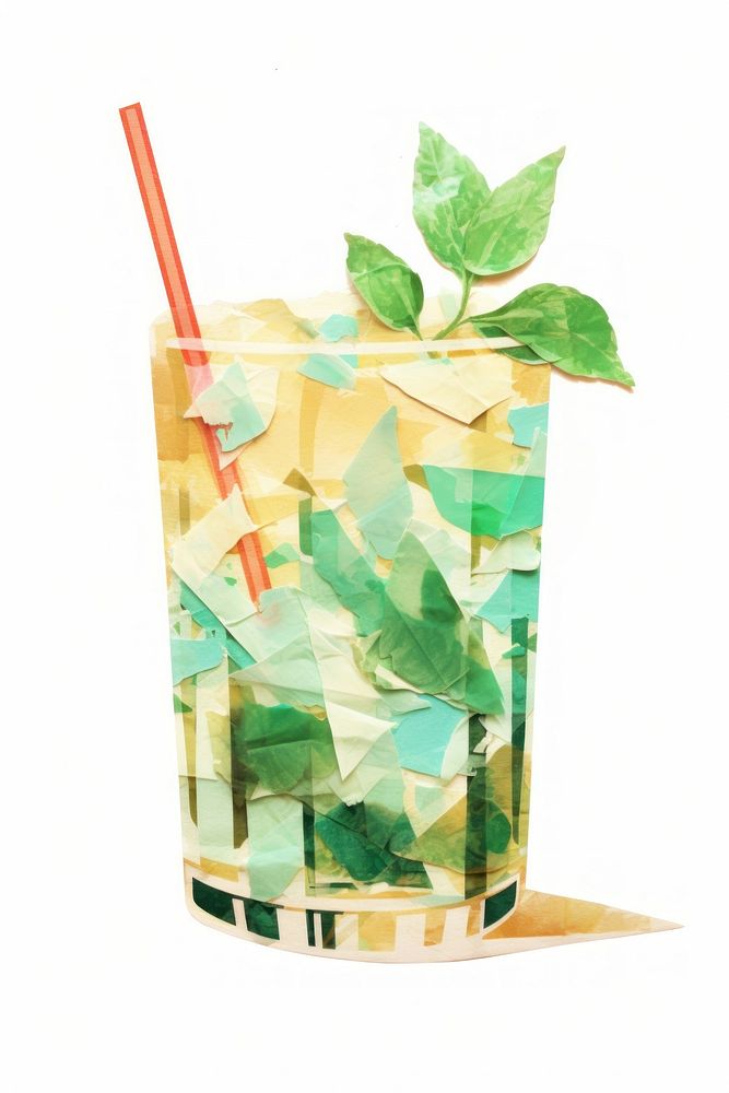 Mint tea cocktail mojito drink. AI generated Image by rawpixel.