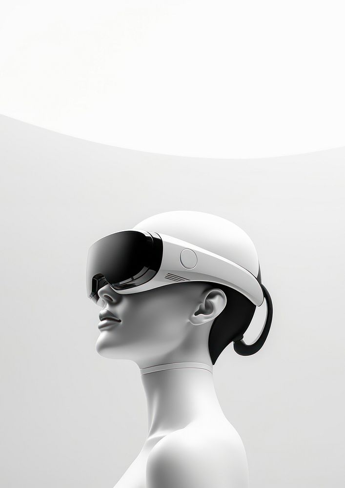 3D Minimal futuristic digital. AI generated Image by rawpixel. 
