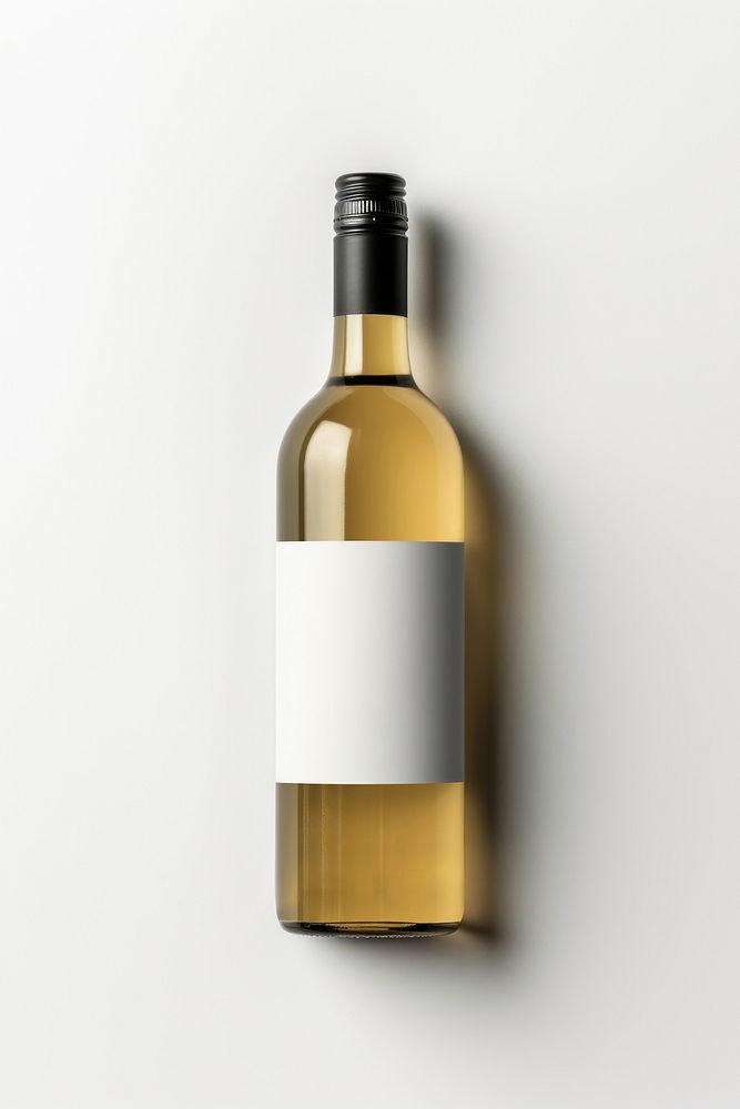 Bottle wine label drink. 