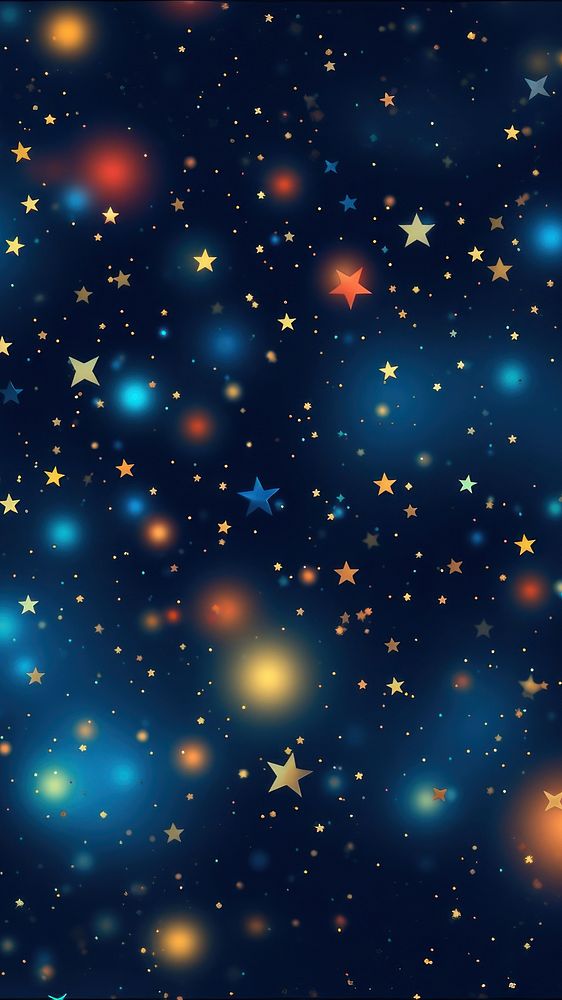 illustration of a liitle stars background color solid background.  