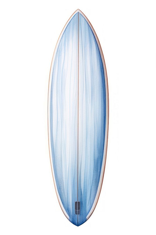 Surfboard white background recreation zeppelin. 