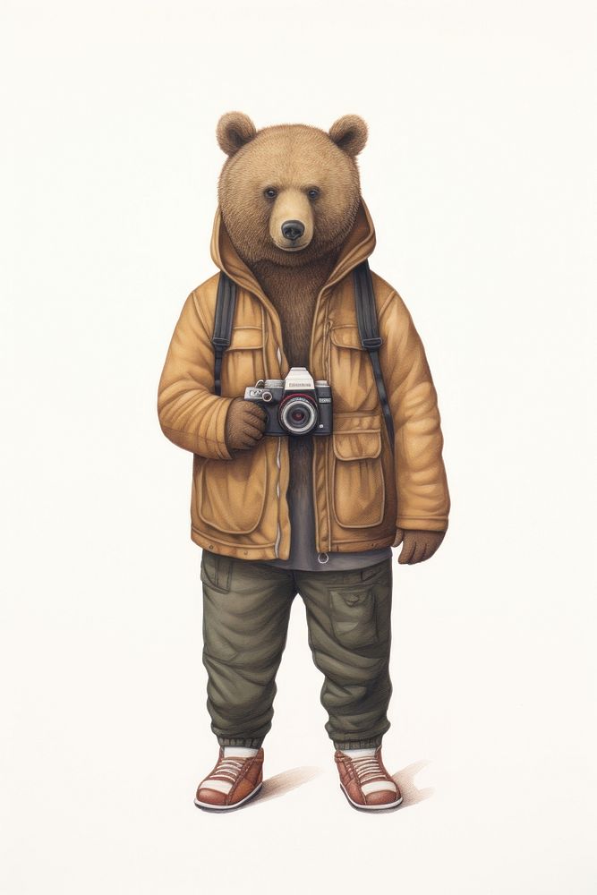 Bear mammal photo representation. 