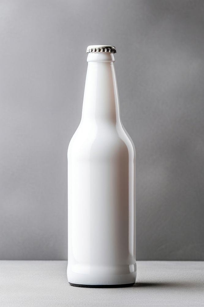 Beer Bottle bottle glass drink. AI generated Image by rawpixel.