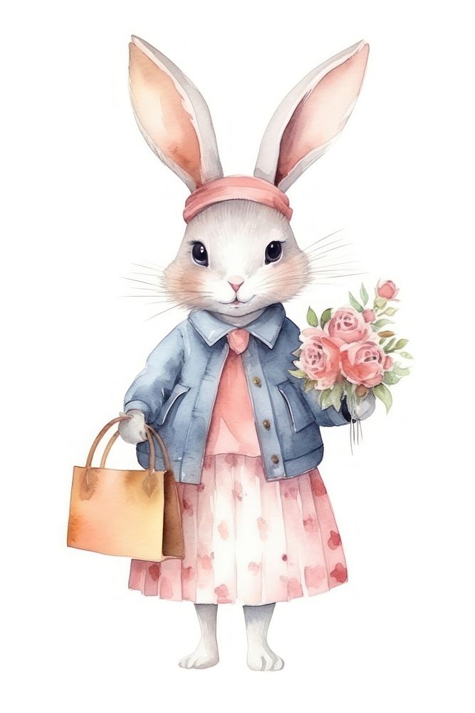 Fashion wear animal flower cute. AI generated Image by rawpixel.