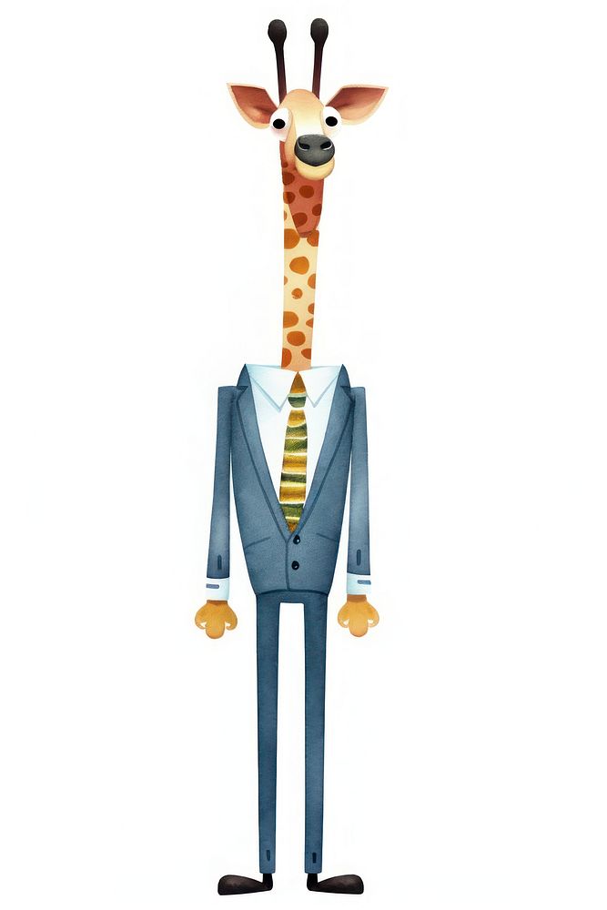 Giraffe animal cartoon mammal. AI generated Image by rawpixel.