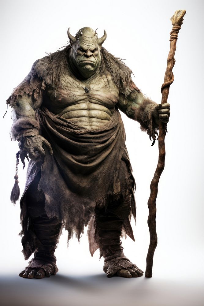 Ogre mage adult representation bodybuilder. AI generated Image by rawpixel.