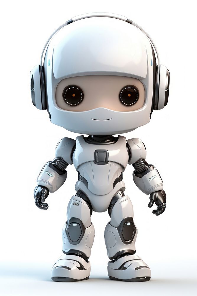 Cute human robot toy technology futuristic. AI generated Image by rawpixel.