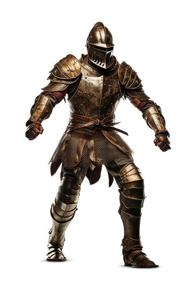 Warrior fighting adult armor. AI generated Image by rawpixel.