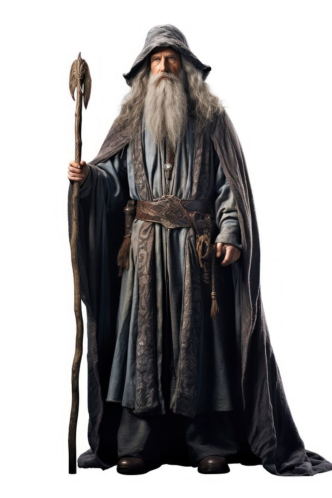 Wizard overcoat portrait costume. AI generated Image by rawpixel.
