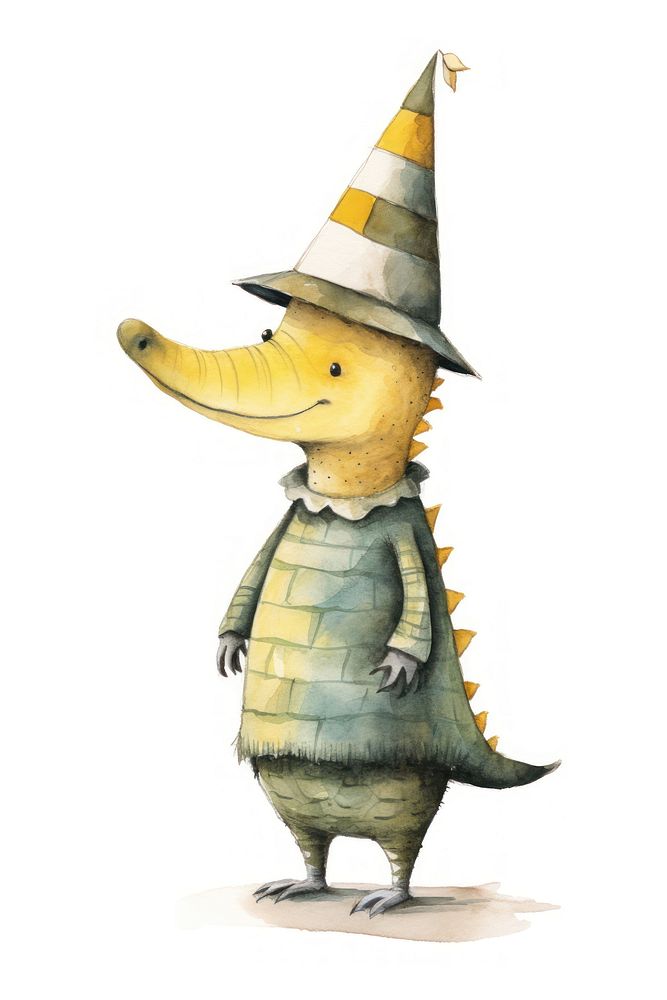 Cute alligator animal cartoon hat. AI generated Image by rawpixel.