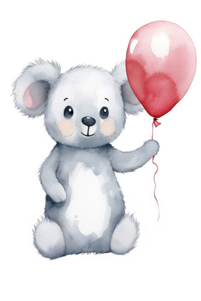 Koala balloon cute toy. AI generated Image by rawpixel.