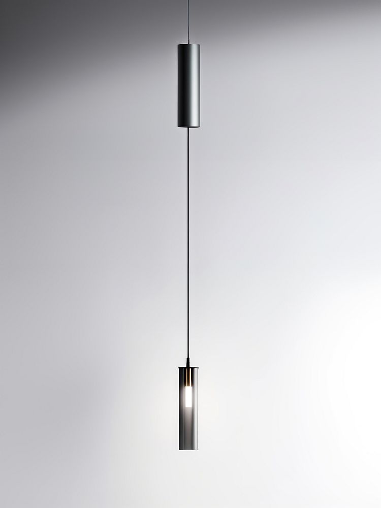 A small minimal long ceiling lamp lighting electricity chandelier. AI generated Image by rawpixel.