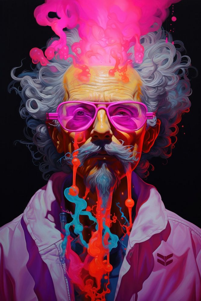 Scientist art painting portrait. AI generated Image by rawpixel.