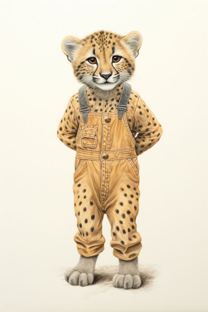 Cheetah leopard animal mammal. AI generated Image by rawpixel.