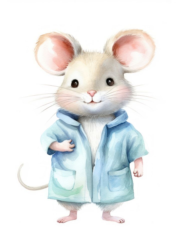 Chubby brown mouse rat rodent mammal. AI generated Image by rawpixel.