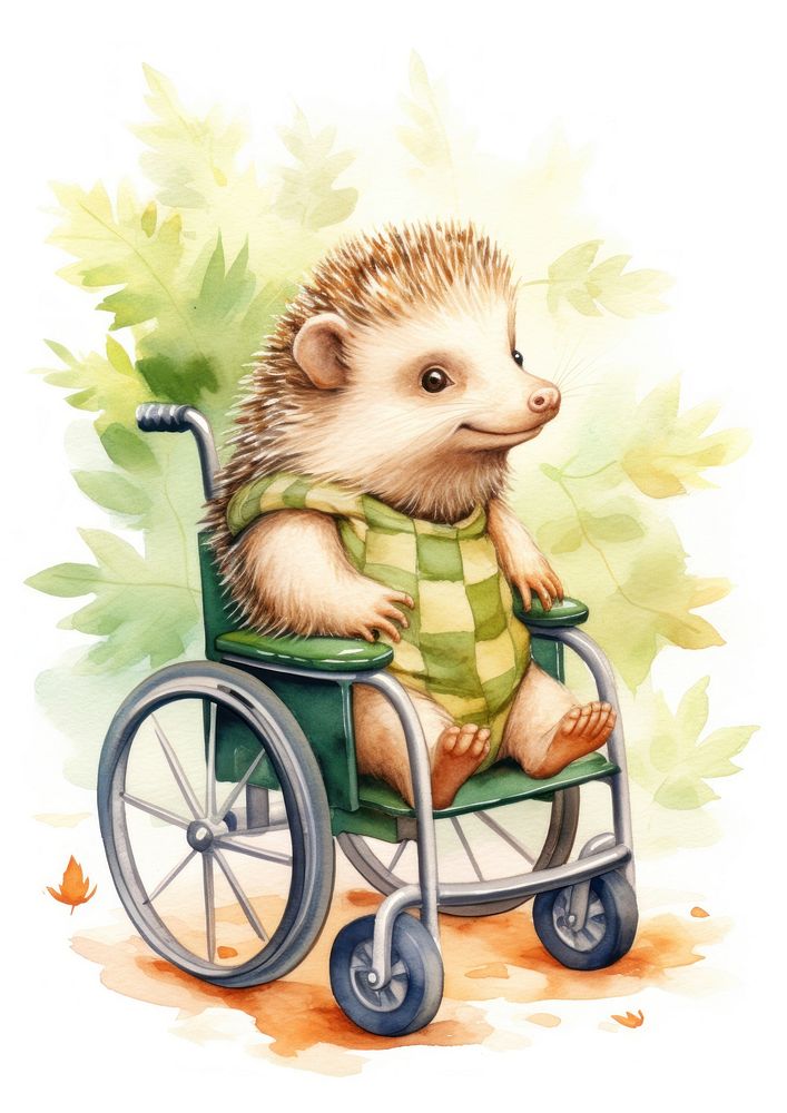 Hedgehog mammal animal rodent. AI generated Image by rawpixel.