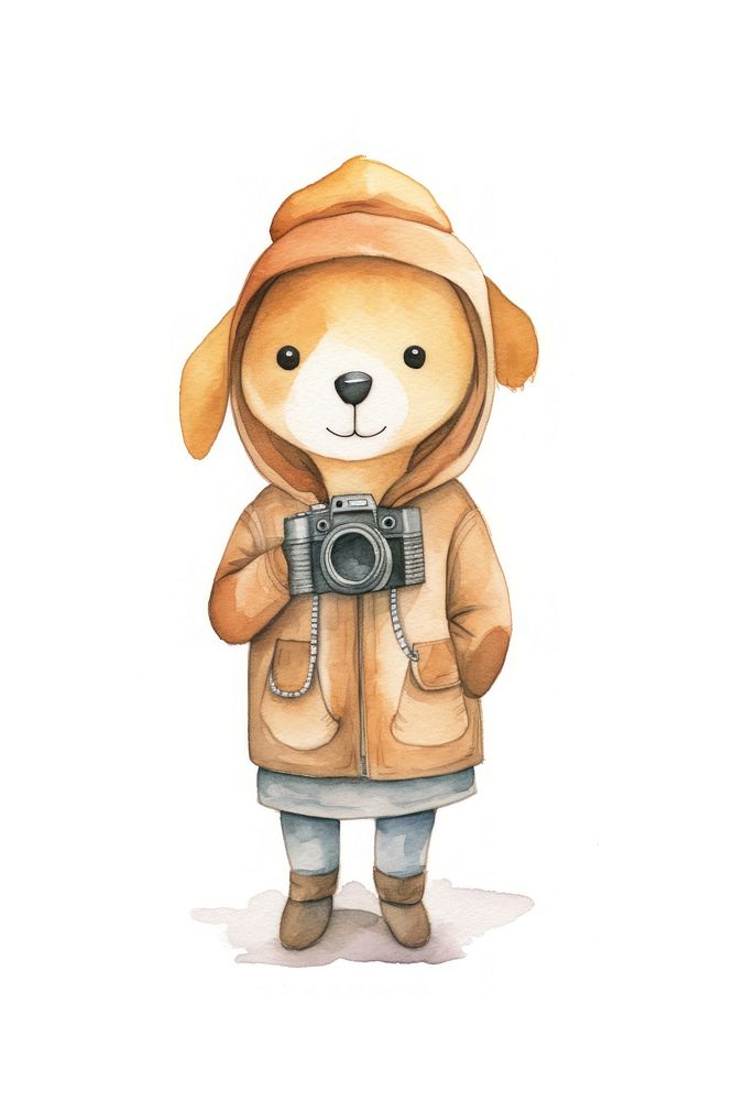 Dog cartoon photo cute. 