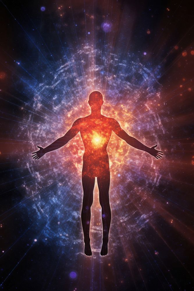Spirital awakening adult human spirituality. AI generated Image by rawpixel.