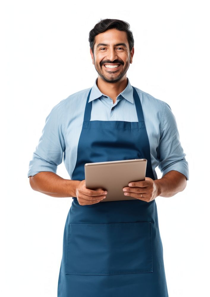 Apron standing smiling person. AI generated Image by rawpixel.
