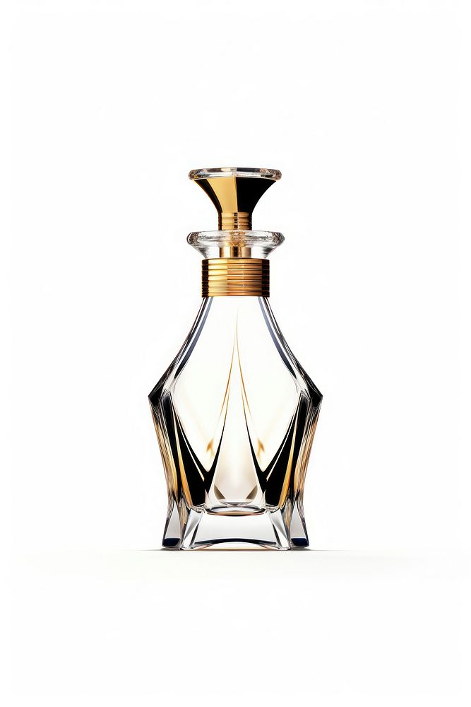 A perfume bottle white background simplicity container. AI generated Image by rawpixel.