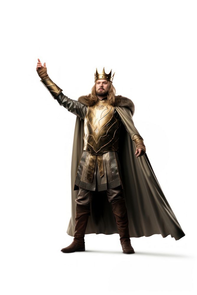Standing costume crown adult. AI generated Image by rawpixel.