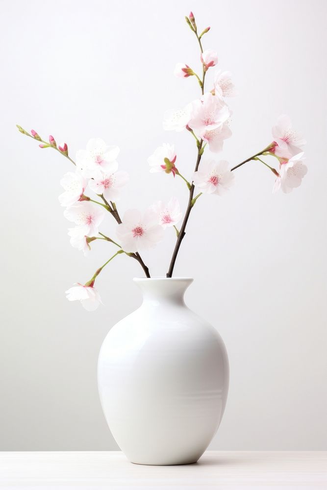 Blossom vase flower plant. AI generated Image by rawpixel.