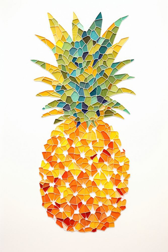Pineapple pineapple fruit plant. AI generated Image by rawpixel.