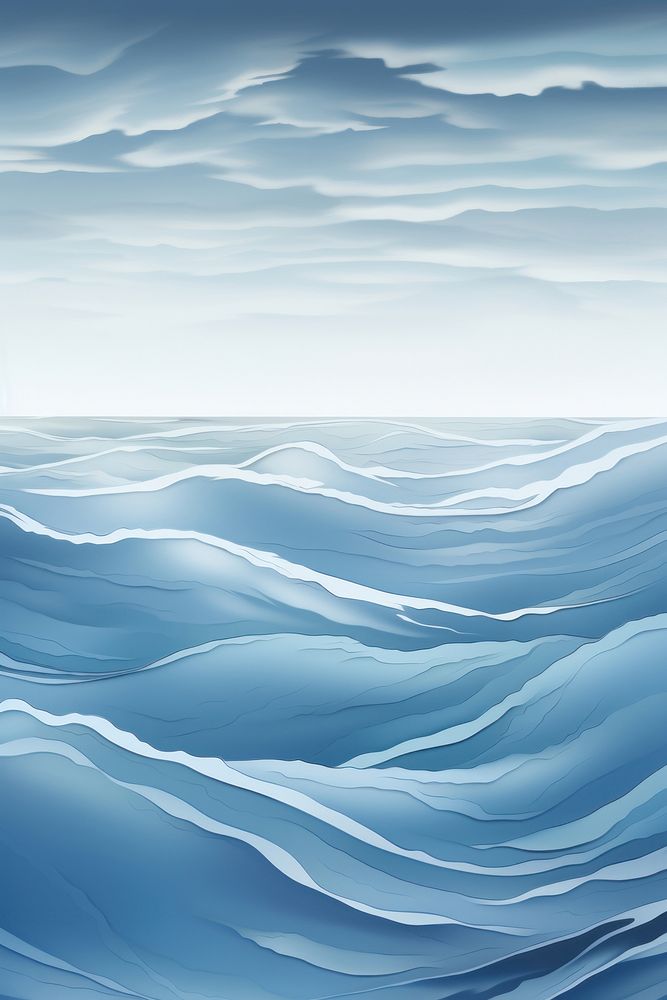 Ocean abstract nature sea. AI generated Image by rawpixel.
