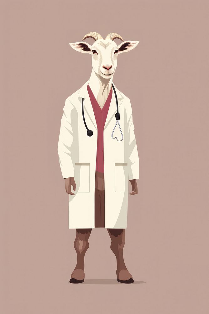 Doctor stethoscope portrait standing. AI generated Image by rawpixel.