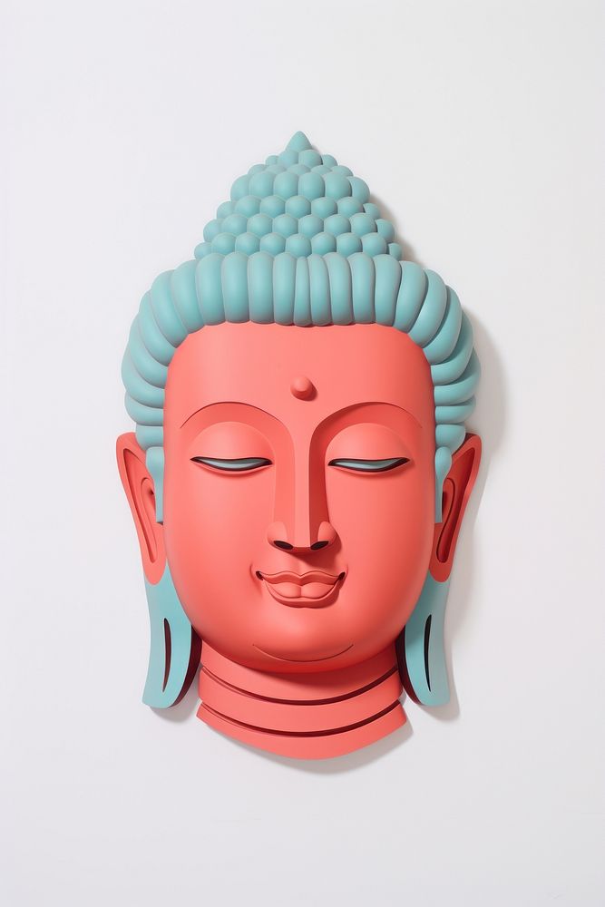 Buddhist statue craft art representation. AI generated Image by rawpixel.