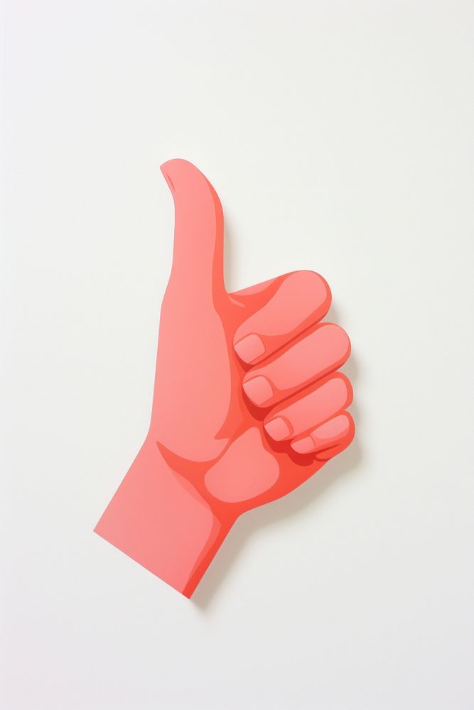 Hand pointing finger glove white background. AI generated Image by rawpixel.