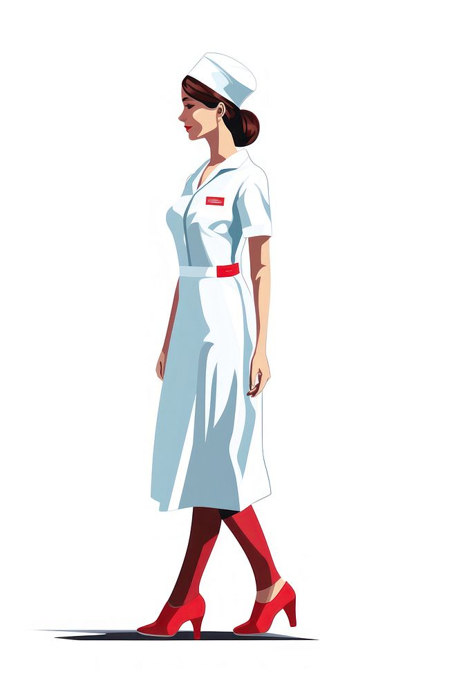 Nurse footwear adult shoe. AI generated Image by rawpixel.