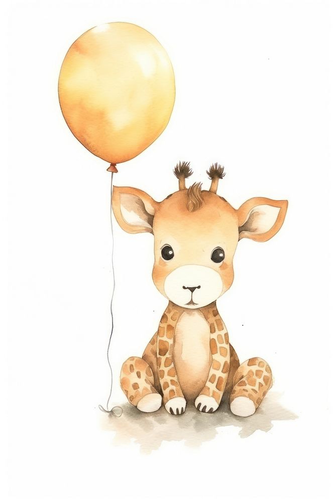 Balloon animal mammal cute. AI generated Image by rawpixel.