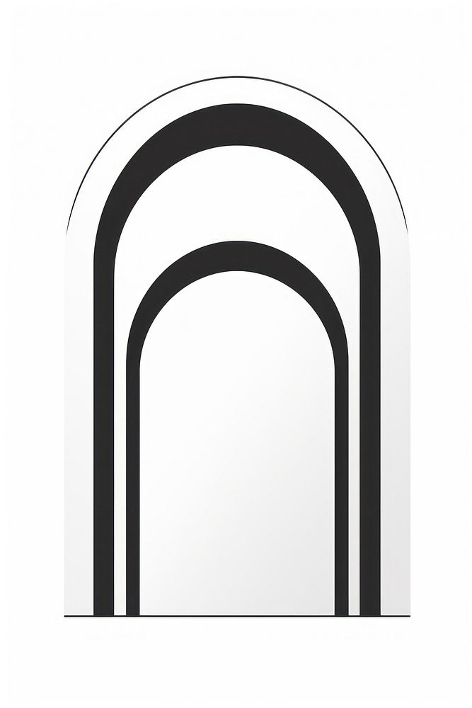 Arch shape template arch architecture white. AI generated Image by rawpixel.