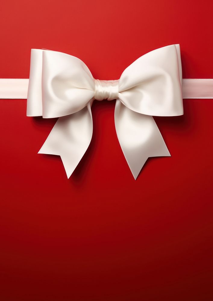 close up photo of a big white bow on gift box. AI generated Image by rawpixel.